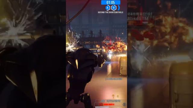 Super Battle Droid on Droid Ship Battlefront 2 Gameplay Clips