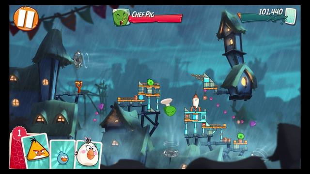 Angry Birds 2 - Level 22 - New Pork City Boss Fight Walkthrough (3 Stars)