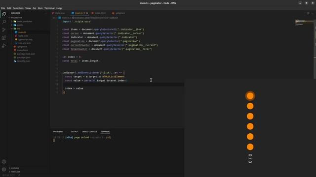 Learn How to Create Awesome Animated Pagination  | Speed Coding