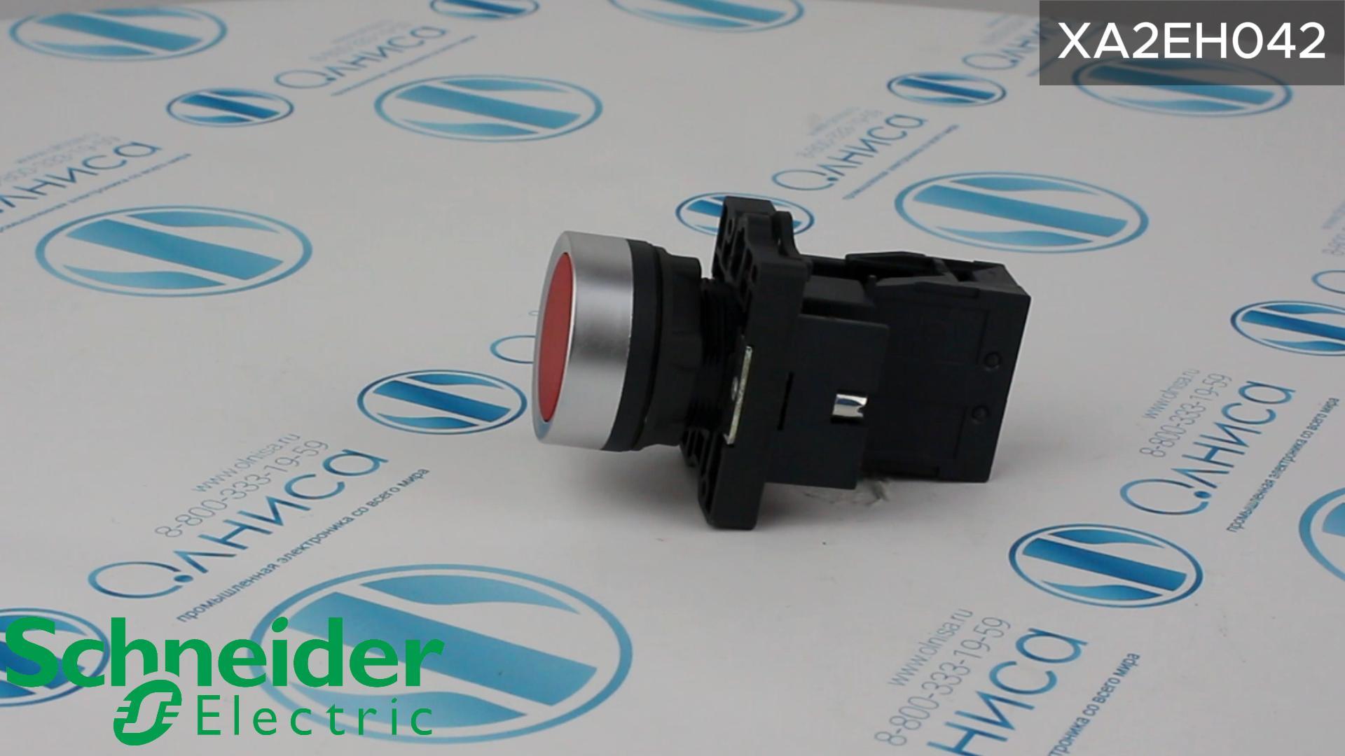 XA2EH042 Кнопка с фиксацией красная Schneider Electric - Олниса