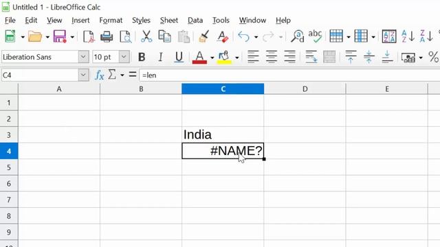 Len formula in Libre calc@COMPUTEREXCELSOLUTION
