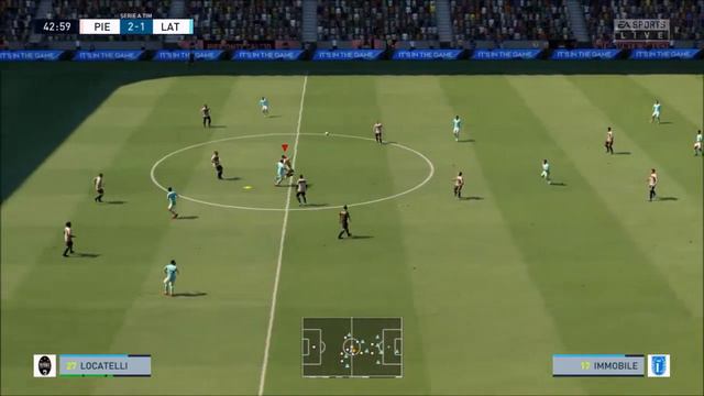 PS4 Fifa 22 Piemonte Calcio (Juventus) Vs Latium (Lazio) With French Commentary