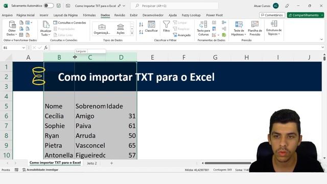 Como Importar TXT para o Excel | 2 MANEIRAS