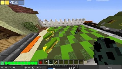 последний обзор мода майнкрафт 1.15.2 hung teen plants vs zombies 0.5.1