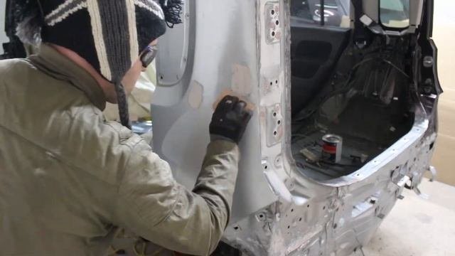 Nissan Cube z12 - Bodyworkpanel prep. Episode 8