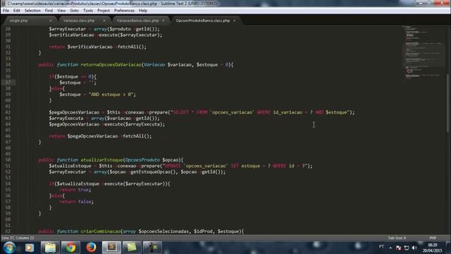Variacoes Produtos 2.0 - Aula 6 - Listando Variacões Single, Criando Classe Carrinho