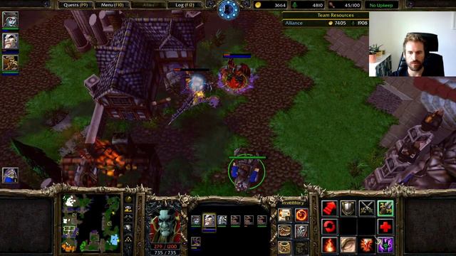 Warcraft 3 Frozen Thone - Scourge Campaign - New Power in Lordaeron - Single Player Game RTS