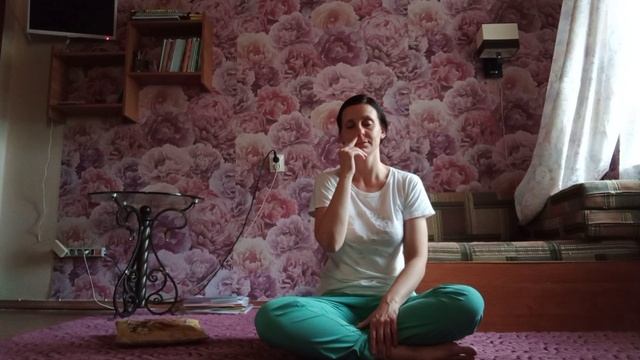 #1 Работа со стрессом, тревогой и др негативными состояниями. Дыхание левой ноздрей.