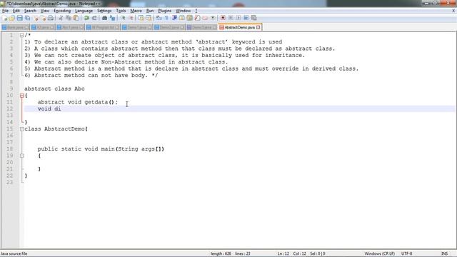 Abstract Class And Abstract Method In Java With Example