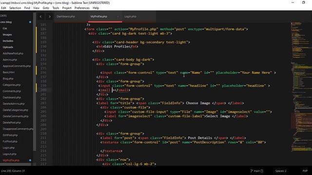 Part 61| Designing Right Area| PHP Tutorial Project Bangla| BOOTSTRAP Tutorial Project Bangla| Blog