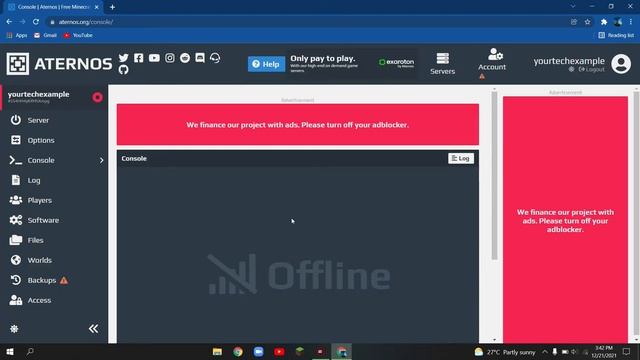 FREE MINECRAFT SERVER MAKER 2021/2022 ! LINK IN THE DESCRIPTON