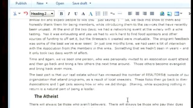 Using Windows Live Writer for Wordpress Blogging