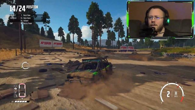 Wreckfest | Boulder Bank Circuit | #60LapChallenge | Xbox Series X Gameplay