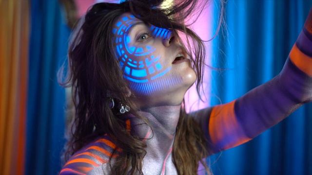 Cyberpunk Body Painting on Sawyer