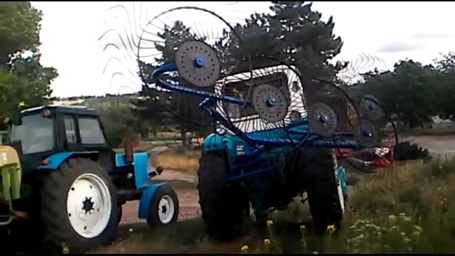 Тракторные грабли!