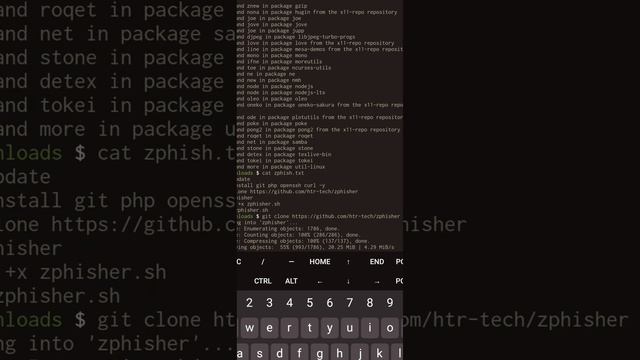 Termux - Zphisher