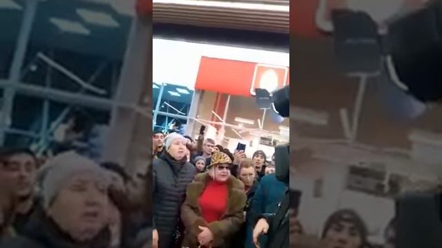 Спар дунайский магазинида Жанжал