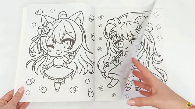 РАСКРАСКА. АНИМЕ. МАЛЫШКИ ЧИБИ