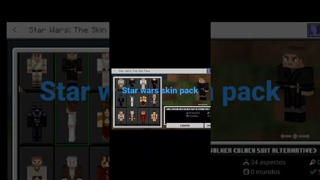 Star Wars Skin Pack minecrftpe #minecraftshorts #anime #minecraftmemes #minecraft #starwars