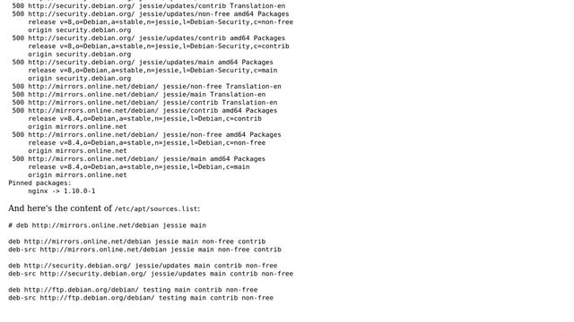 Unix & Linux: Unable to install curl on Debian