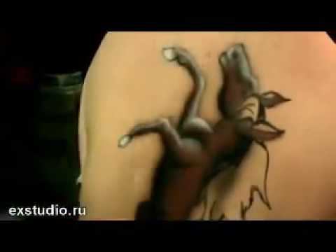 Аэрография на теле. Body-art