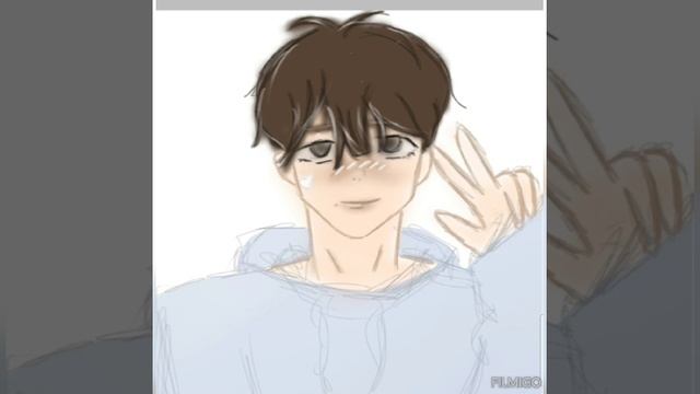 Как нарисовать  аниме на графическом планшете. Начинающим художникам.