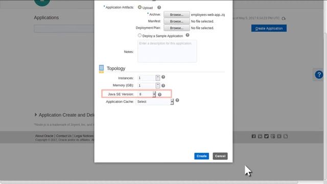 Deploy an application with Application Container Cloud Service