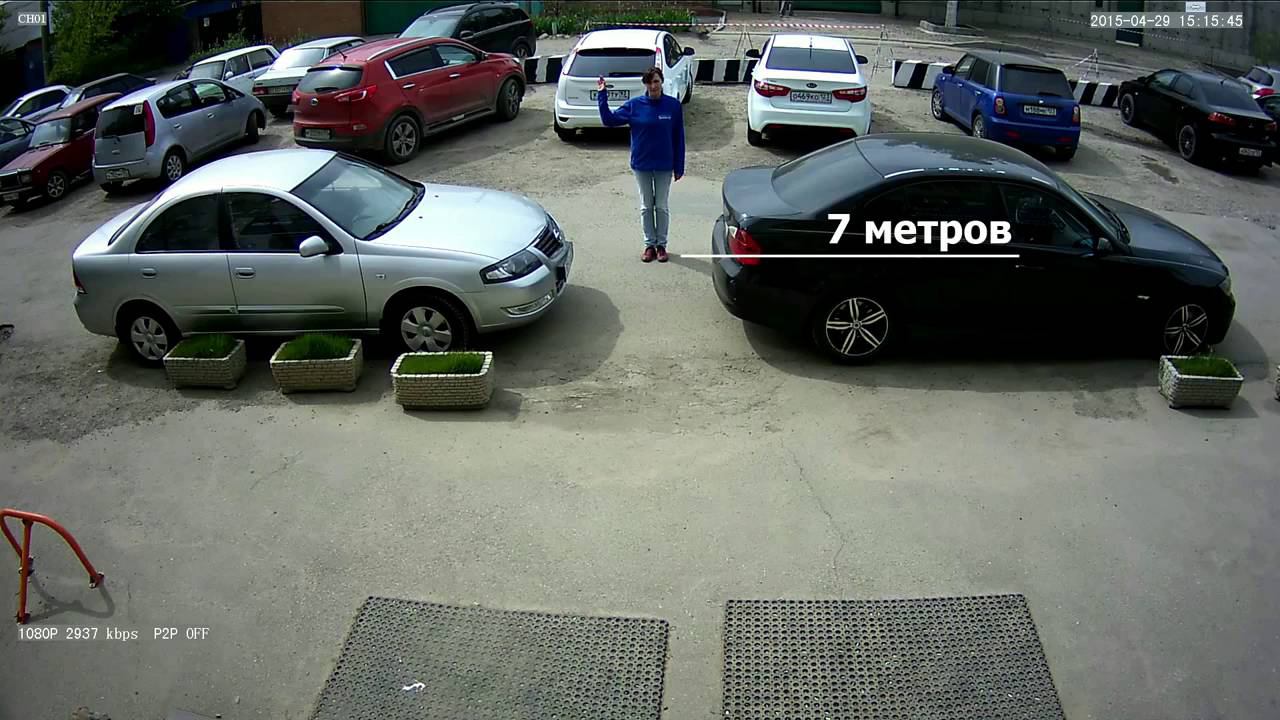 Сравнительное  с камер PST IP 2Mp