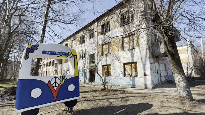  Сталк по расселёнке у ЯГК в Ярославле. Здесь есть секретные лазы 4К