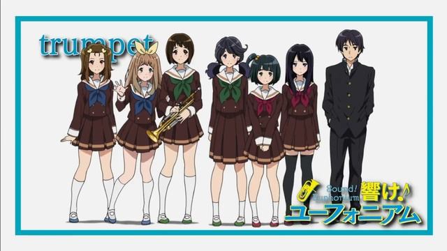Hibike! Euphonium instruments presentation