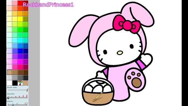 Hello Kitty Games Online - Hello Kitty Coloring Games