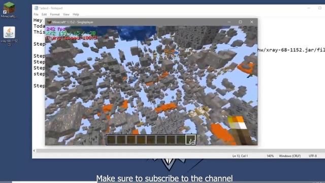 How to DOWNLOAD & INSTALL X-RAY MOD in MINECRAFT 1.15.2 for FREE