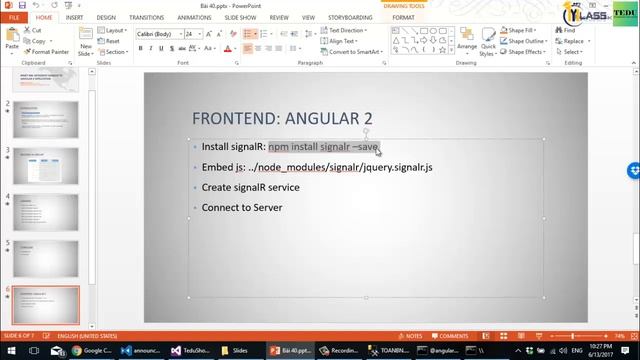 Bài 40: Tích hợp signalR và ứng dụng