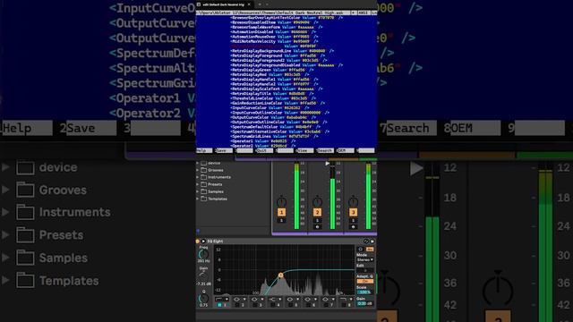 🎨🎛️ Окрас эквалайзера Ableton Live #звук #обучение #shorts