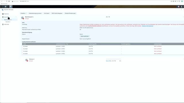 Hammerkiste - Neue DS3622xs+ Synology 10GbE LAN Ports 32GB Ram gegen ne alte DS216+II