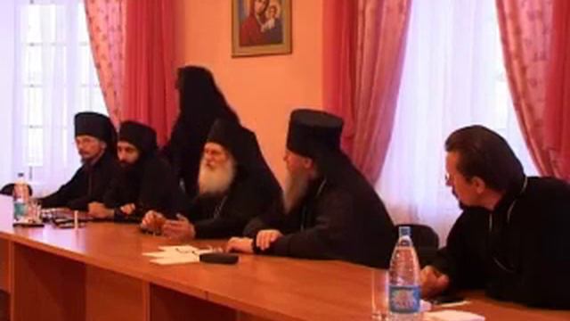 Встреча отца Ефрема Ватопедского со священнослужителями Витебской епархии (2011)