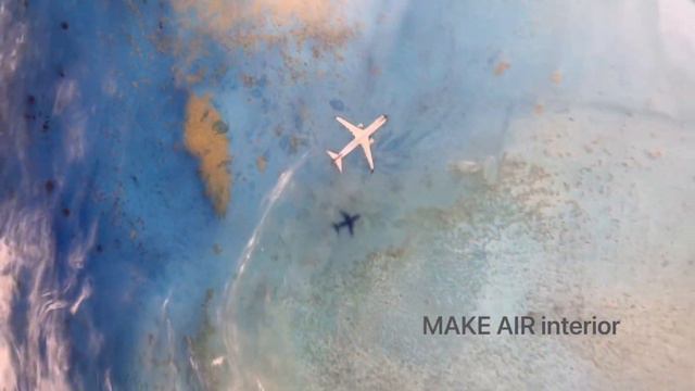 MAKE AIR INTERIOR — В полёте | Большая картина | Большой формат | Самолет
