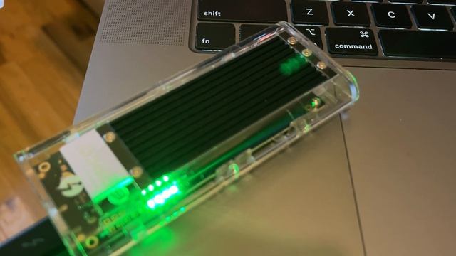 ORICO Thunderbolt NVME M.2 SSD Enclosure 40 Gbps   Installation and Test