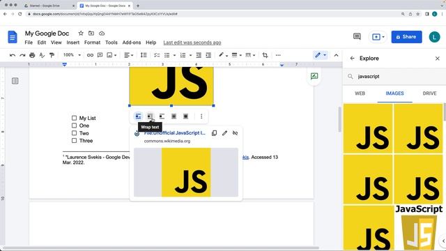 Google Docs Search The Web Insert Content Search The Web Insert Content