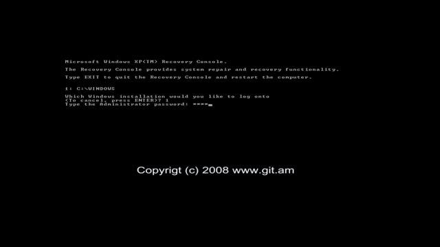 How to restore the damaged system