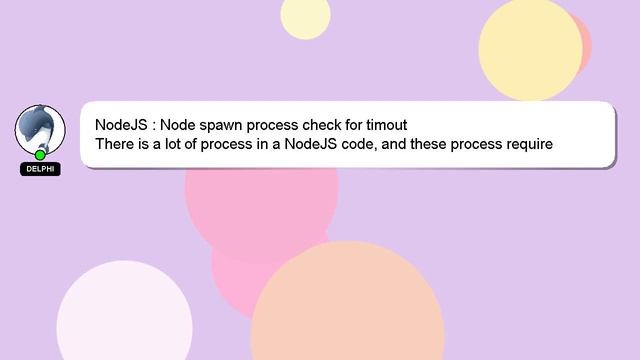 NodeJS : Node spawn process check for timout