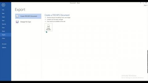 HOW TO CONVERT YOUR WORD / EXCEL FILES INTO PDF DOCUMENTS WITHOUT USING ANY SOFTWARE .
