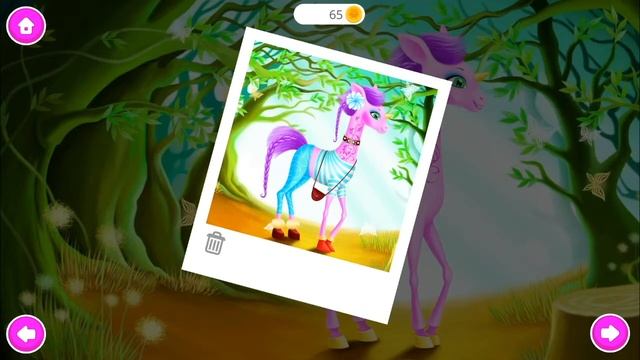 Baby Play Dress up Games Fairyland 3 Unicorn Family - Fun Game for little Kids