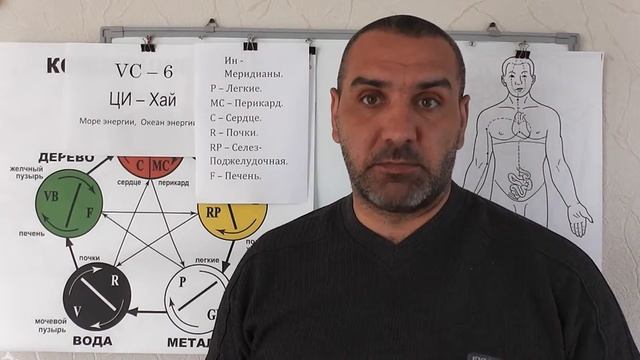 6-ИН меридианов и точка VC-6 ЦИ-Хай