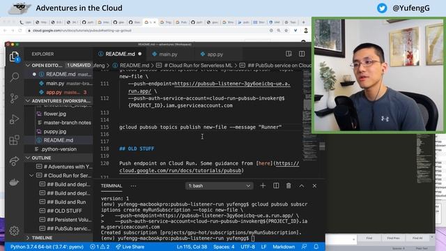 PubSub handlers in Cloud Run