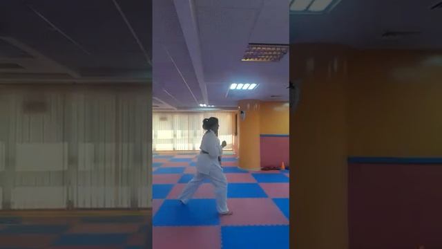 karate kick practice...