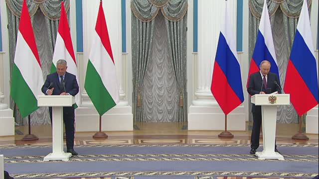 The Prime Minister of Hungary arrived in Russia for talks on Ukraine