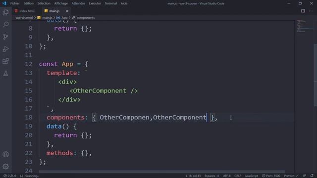 Vuejs 3 darija from zero to hero with composition api & vuex -9- (passing data between components)