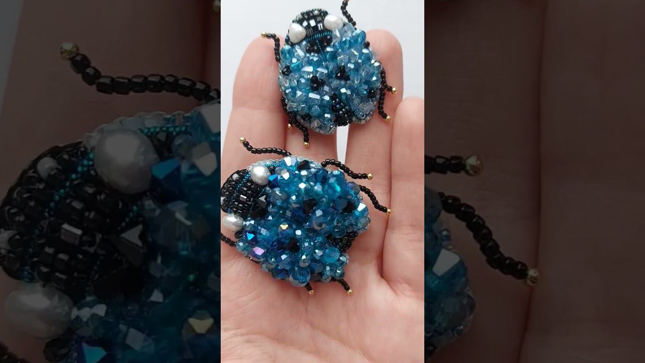 #brooch#brooches#flowers#брошьизбисера#брошьручнойработы#брошьжук#брошьбожьякоровка#tutorialyoutube