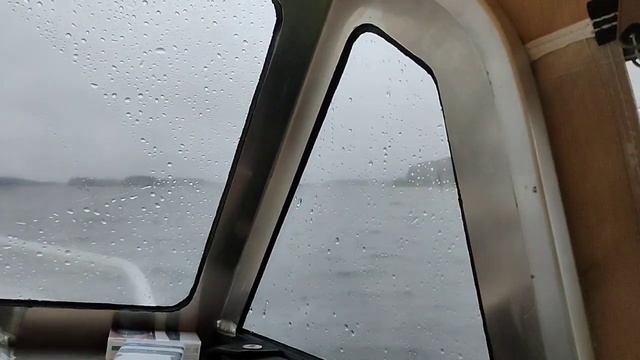 Wellboat Вельбот 53 рубка. работа дворников в глиссирующем режиме.